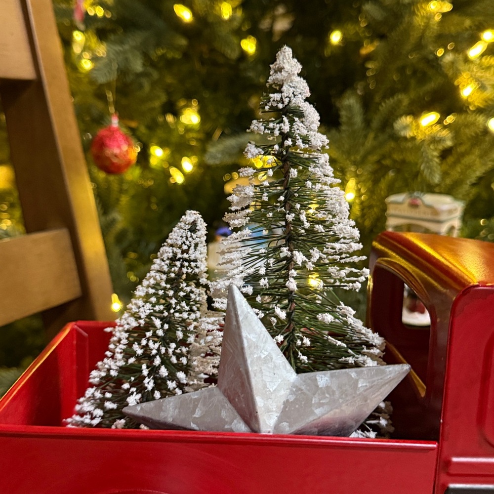 Target Christmas Wondershop Metal Red Large Pickup Truck Decoration - Picture 2 of 8